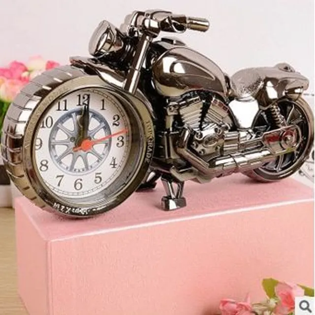 Alarm clock in the form of a motorbike huise