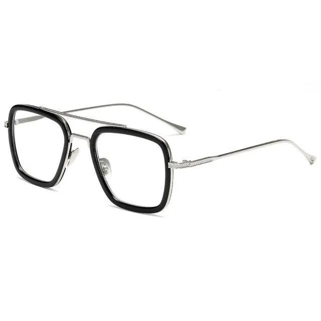 Okulary unisex w stylu Iron Men