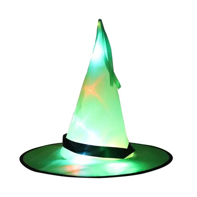 Witch hat with LED light