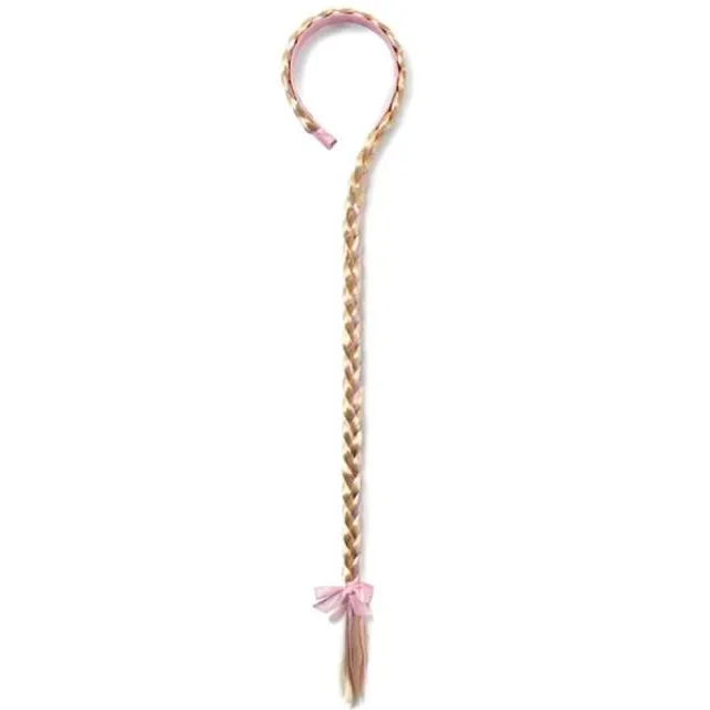 Wig of fairy tale characters pink-headband