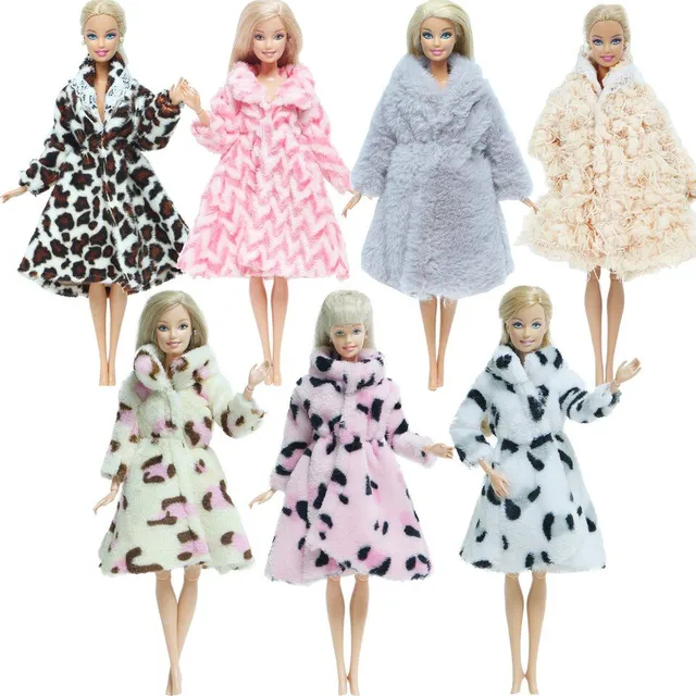 Soft coat for Barbie doll