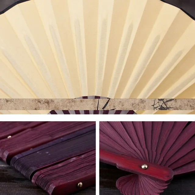 Silk folding fan - more colours