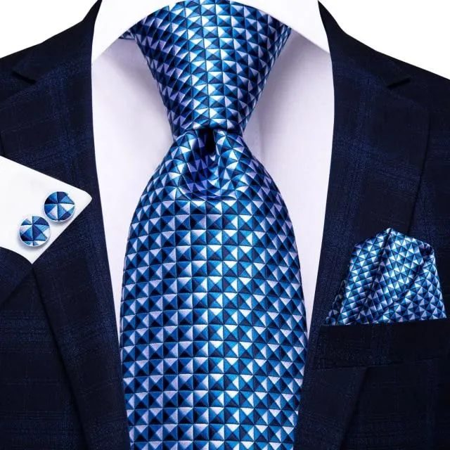 Luxus férfi selyem nyakkendő sn-3366