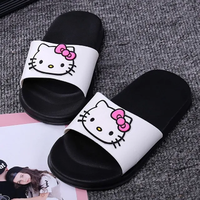 Dívčí letní pantofle s Hello Kitty