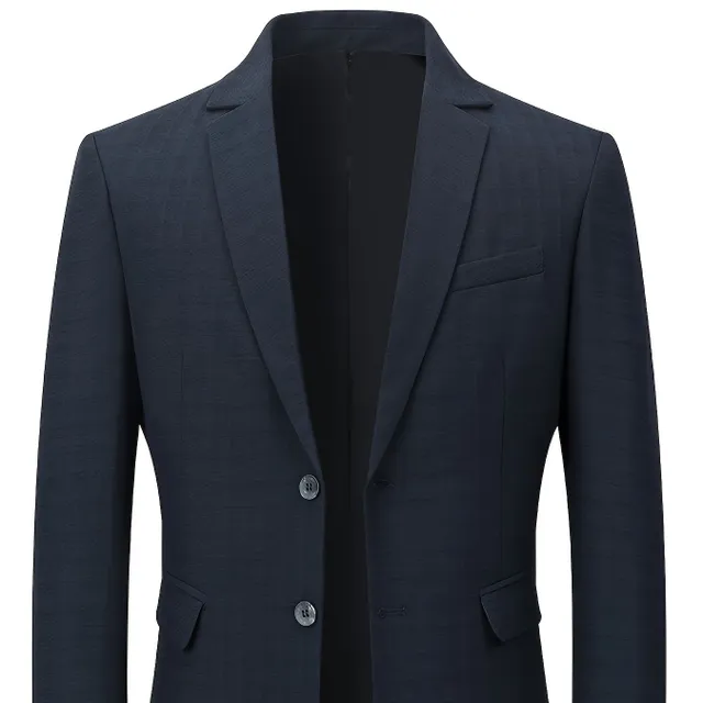 Men's social jacket with pockets, 2 buttons, formal events and celebrations