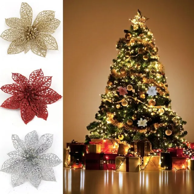 Christmas star decoration 10 pcs