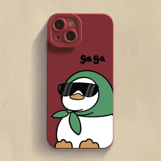 Ochranný obal na iPhone Huahua Duck s matným designem