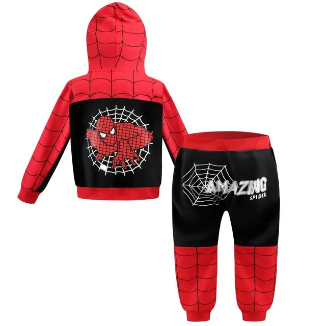 Baby cosplay tracksuit with print Spiderman
