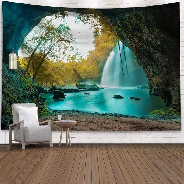 Wall tapestry with nature theme