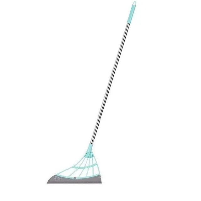 Silicone mop for cleaning floors and windows