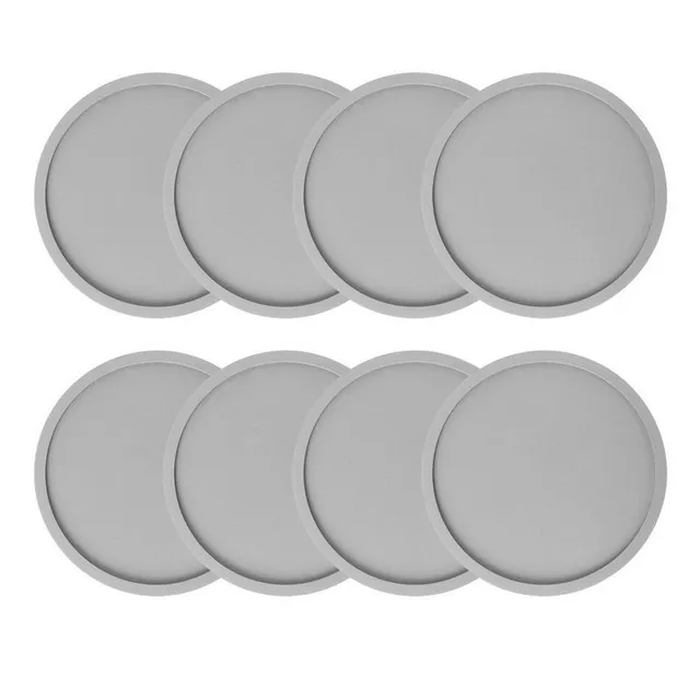 Silicone coasters 8 pcs