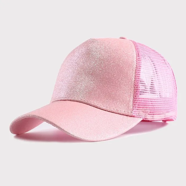 Ladies cap with a hole for a ponytail