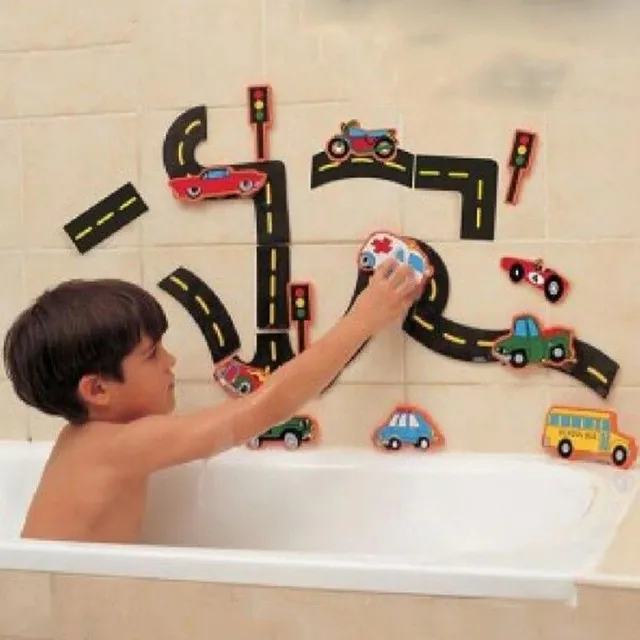 Toys into the tub road 23 pcs