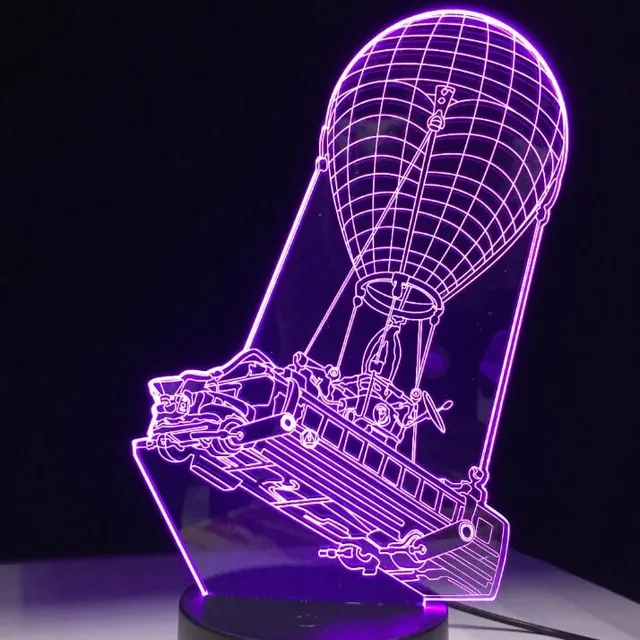 Gyönyörű asztal 3D lámpa Fortnite