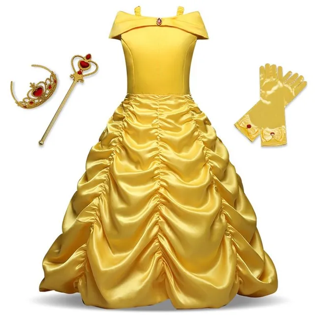 Disney princezná šaty pre dievčatá