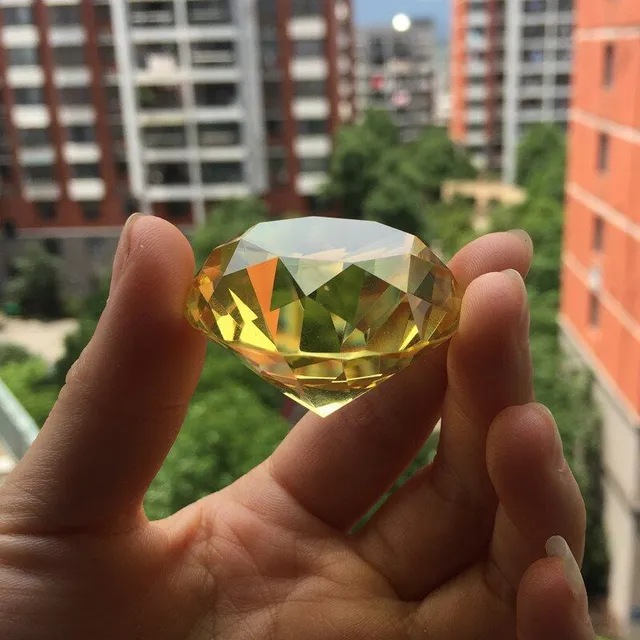 Decorative glass diamond C478