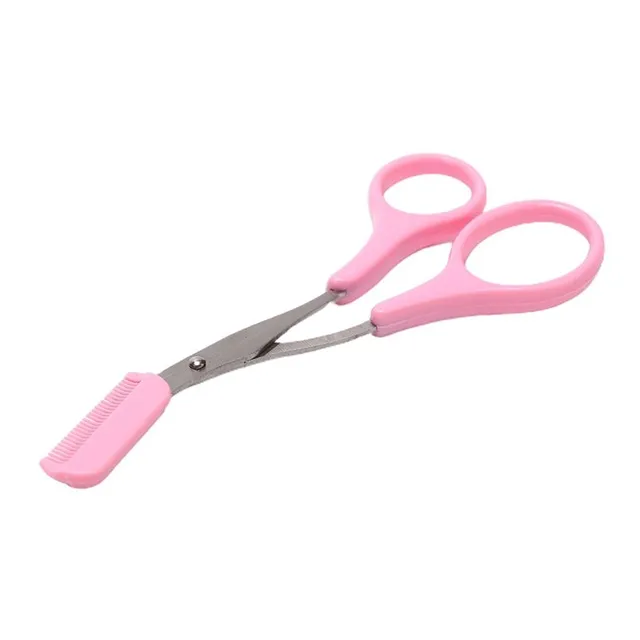 Eyebrow scissors with comb