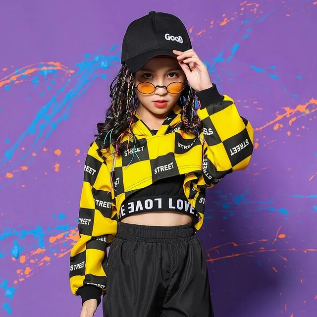 Baby girls hip-hop clothes