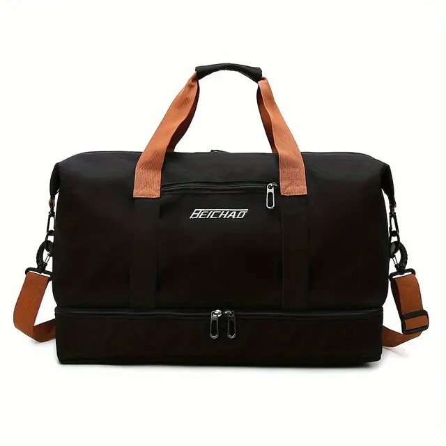 Unisexová multifunkční sportovní taška s velkou kapacitou, voděodolná na cesty a fitness