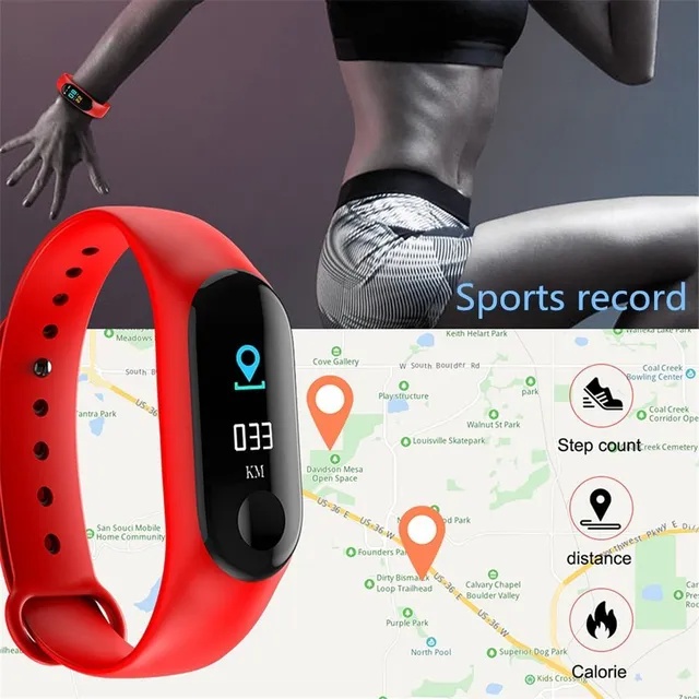 Ceas de fitness Bandă M3-ProSmart cu ecran color OLED