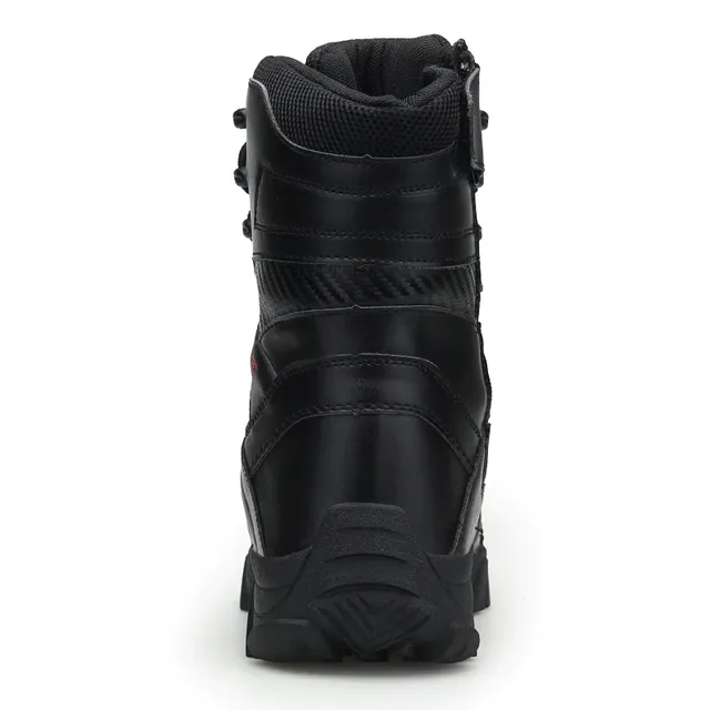 Men's winter leather high boots A1578