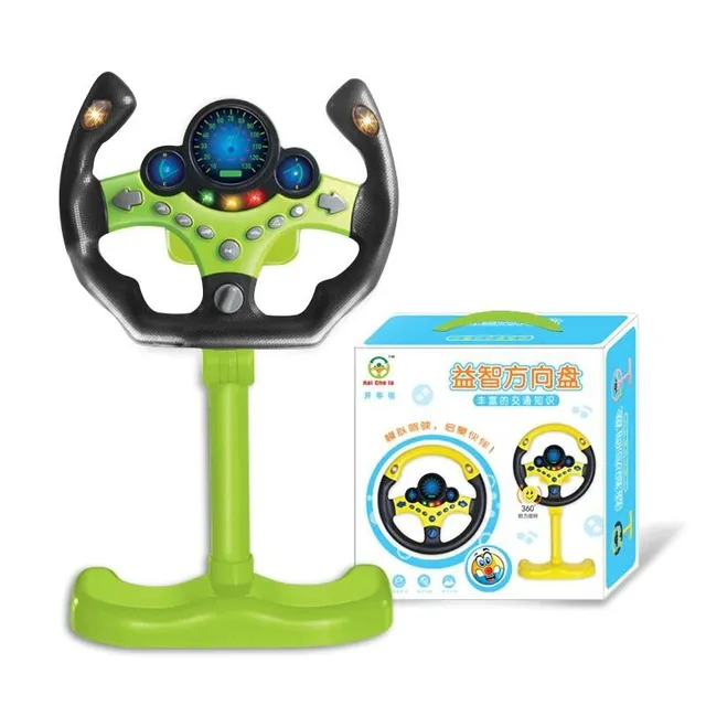 Child simulation steering wheel for car