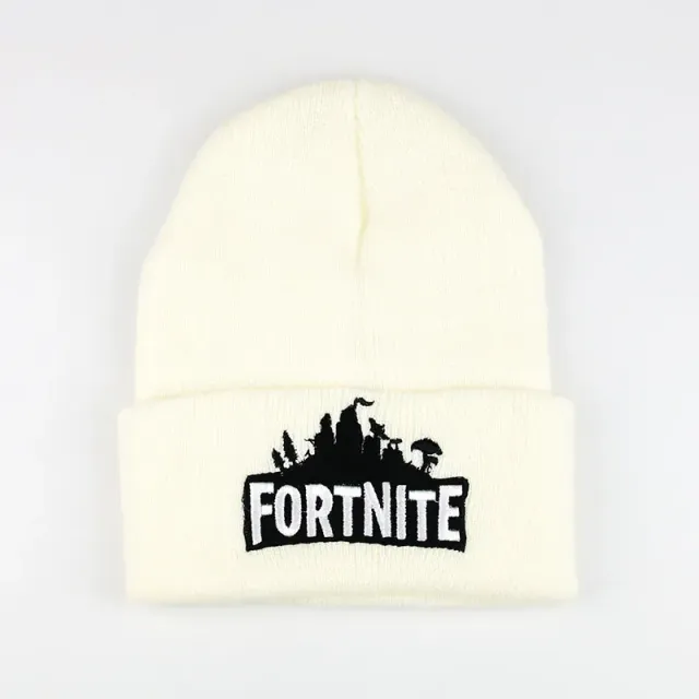 Unisex pletená čepice s nápisem ze hry Fortnite