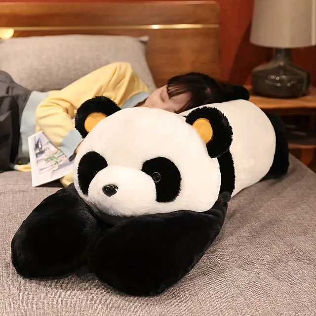 Large plush panda pillow - cute pet for your living room and bedroom