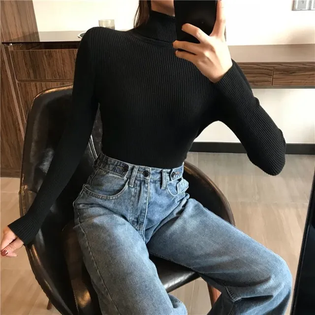 Women's autumn turtleneck