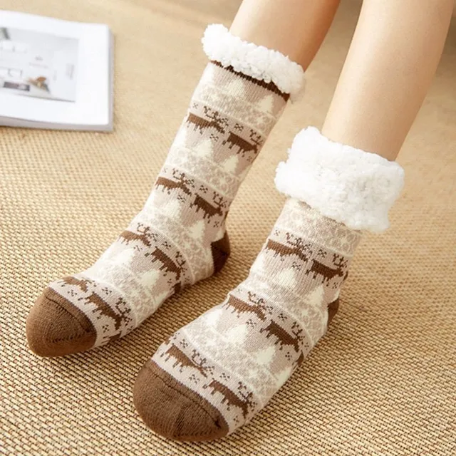 Zimní teplé stylové ponožky Katlyn