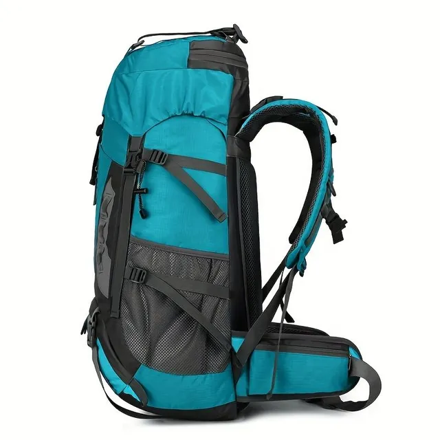 Kemping hátizsák 70L, férfi utazási és kültéri táska nagy kapacitású túrázás és mászás