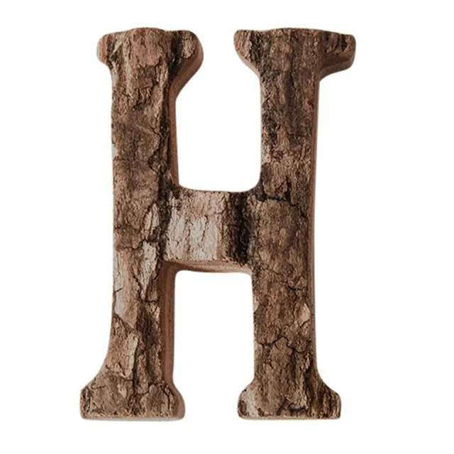 Decorative wooden letter C475