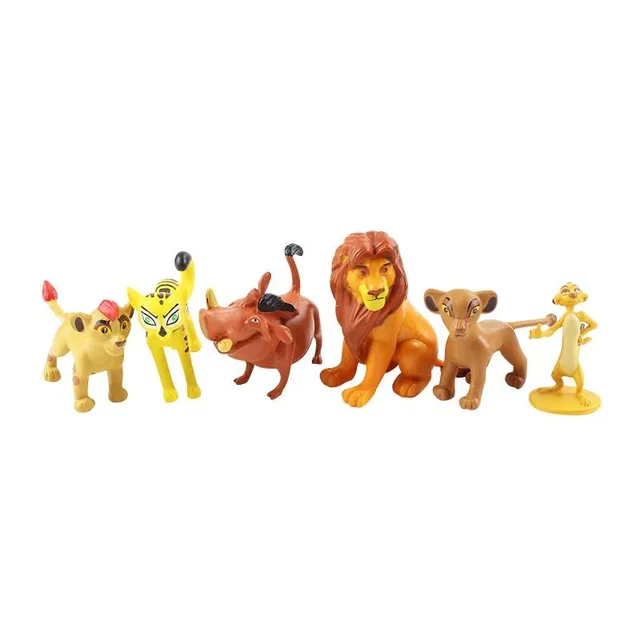 Children's figurines from the Lion King fairy tale