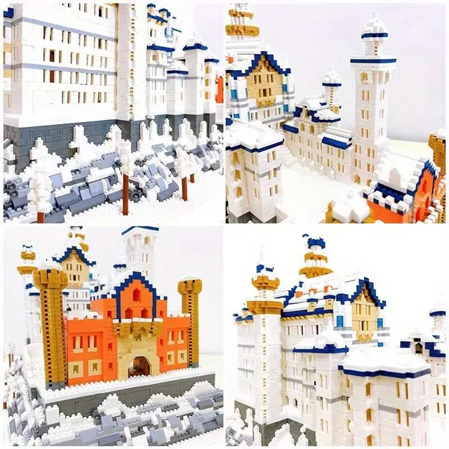 Miniaturowa rzeźba, światowa architektura krajobrazu - Swan Lake Castle Building