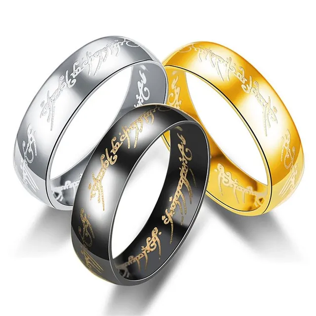 Unisex gyűrű A Gyűrűk Ura felirattal