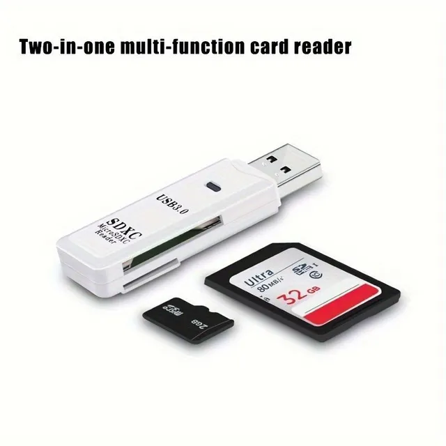 SD card reader and Mini SD/TF (USB 3.0/2.0) to transfer photos from camera to computer