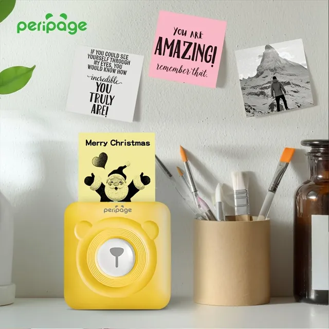 Pocket Thermoprinter PeriPage A6 Mini - bezprzewodowy, etykiety,