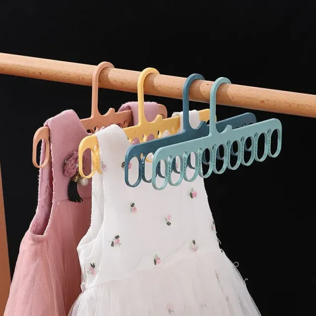 Multipurpose rack for drying underwear with clips for underwear, socks and small objects