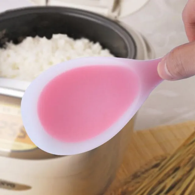 Silicone rice spoon