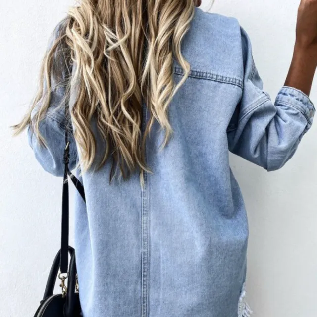 Women's Long Denim Jacket