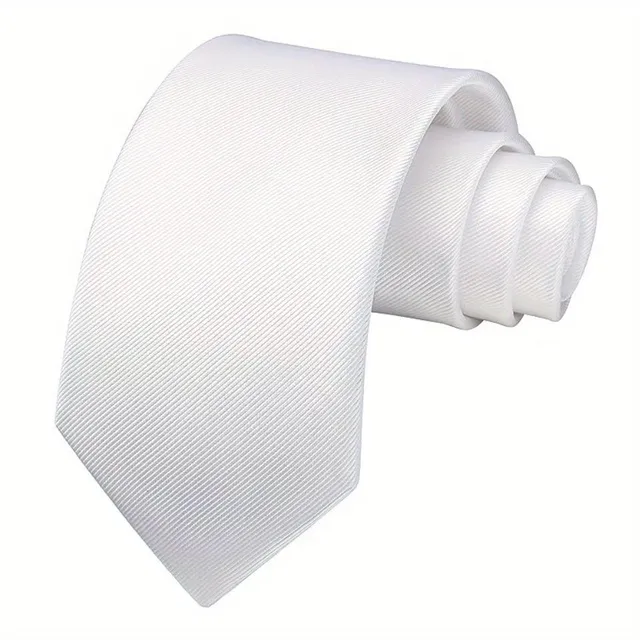 Cravată monocromă pentru bărbați potrivită pentru întâlniri de afaceri, nunți și baluri