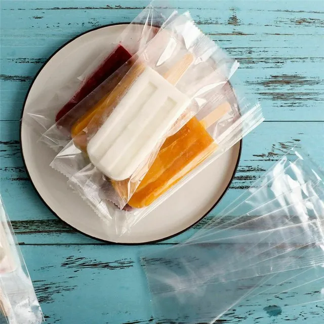 Opakowania plastikowe do domowych Popsicles 100 szt