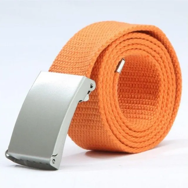 Fabric belt white 125 cm Michele latkovy-pasek-oranzova 135-cm