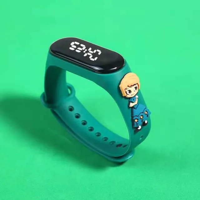 Dětské originální oblíbené chytré hodinky s trendy moderním Disney motivem Ajay