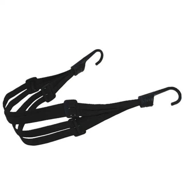 Rubber strap for helmet attachment