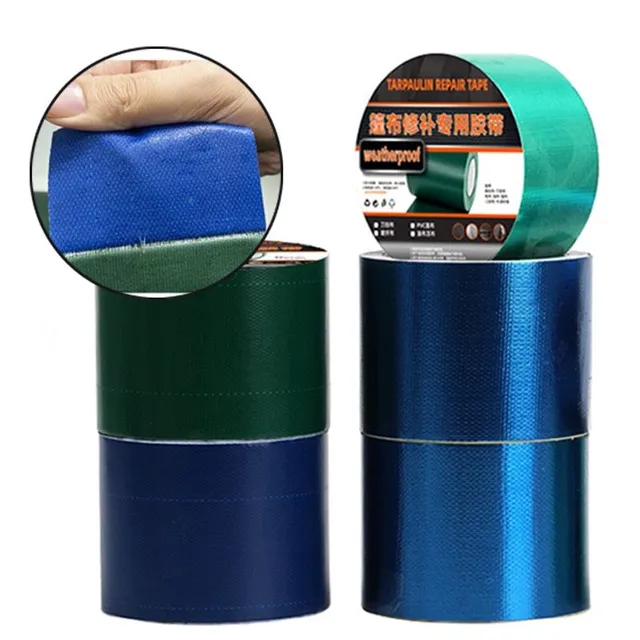 Waterproof tape for repairing PVC tents