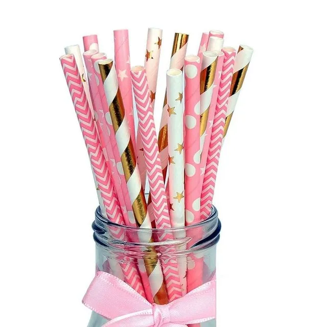 Paper straw 25 pcs