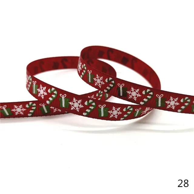 Christmas ribbon with print