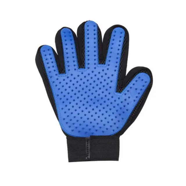 Coating gloves for hair removal