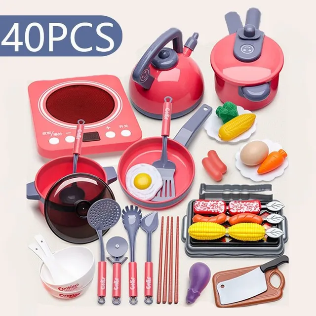 Plastic Food Set for Kids Play Food Toy